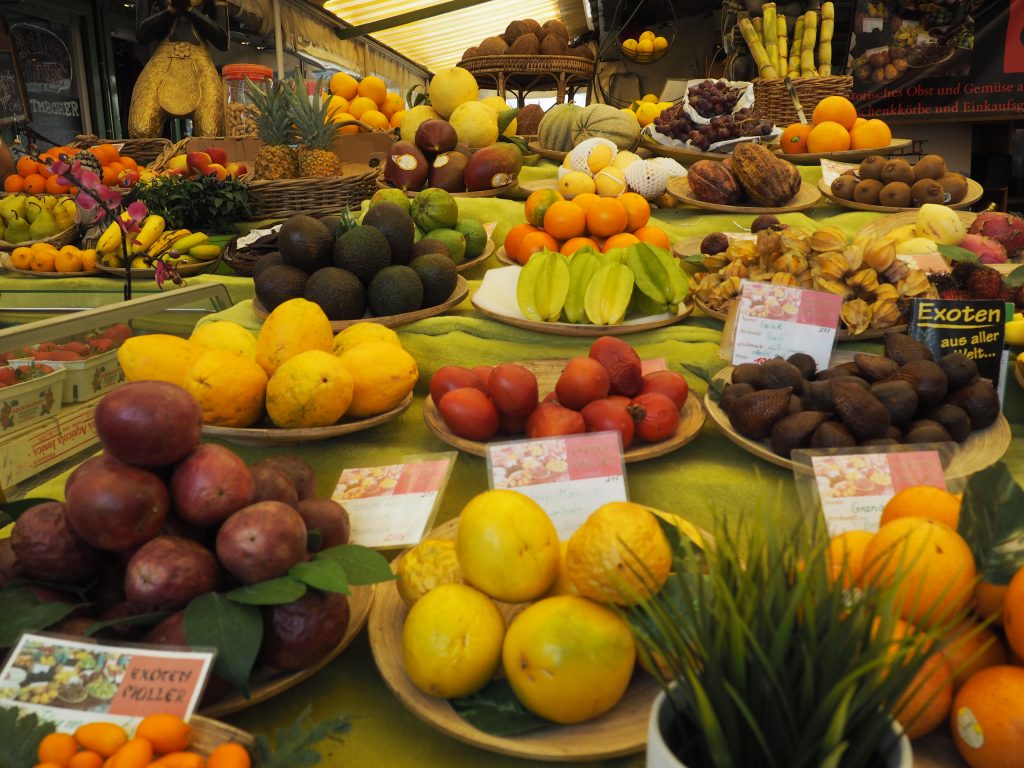 Vitamine, soweit das AUge reicht! Impressionen vom Viktualienmarkt in München