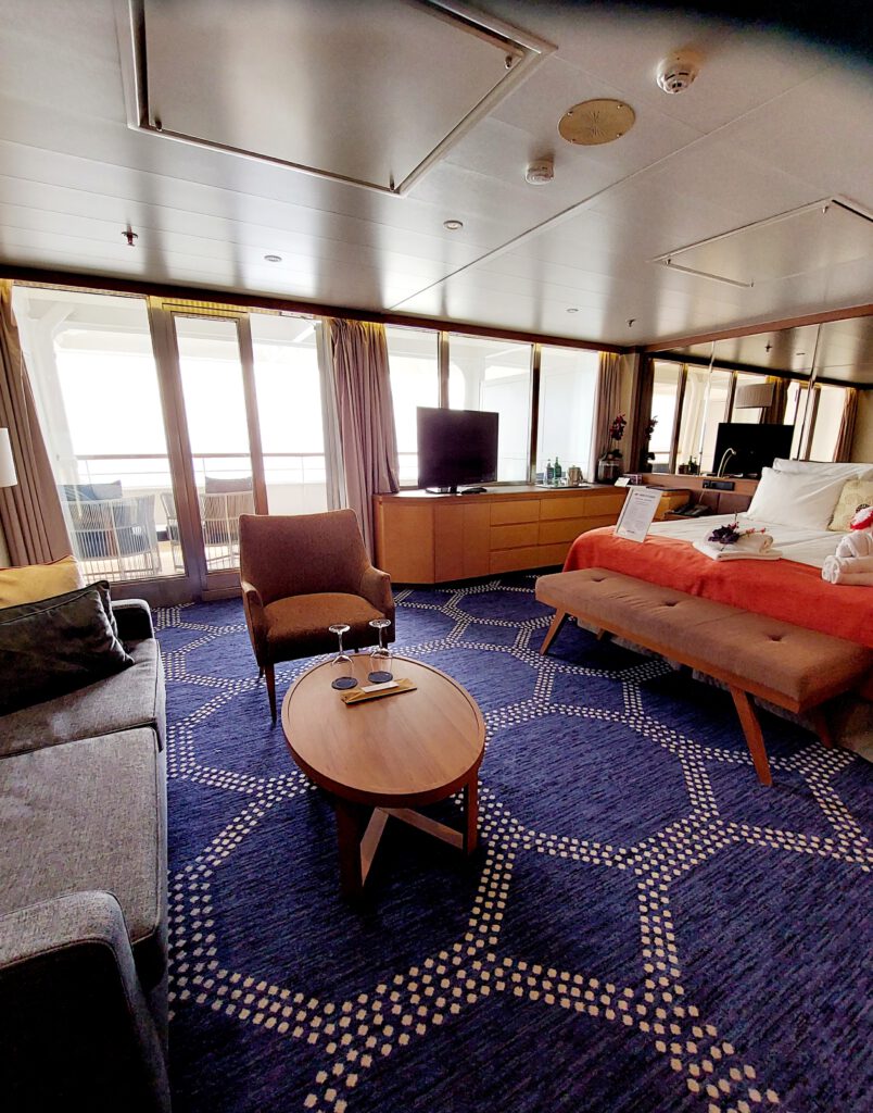 Junior Suite auf dem Kreuzfahrtschiff Vasco da Gama