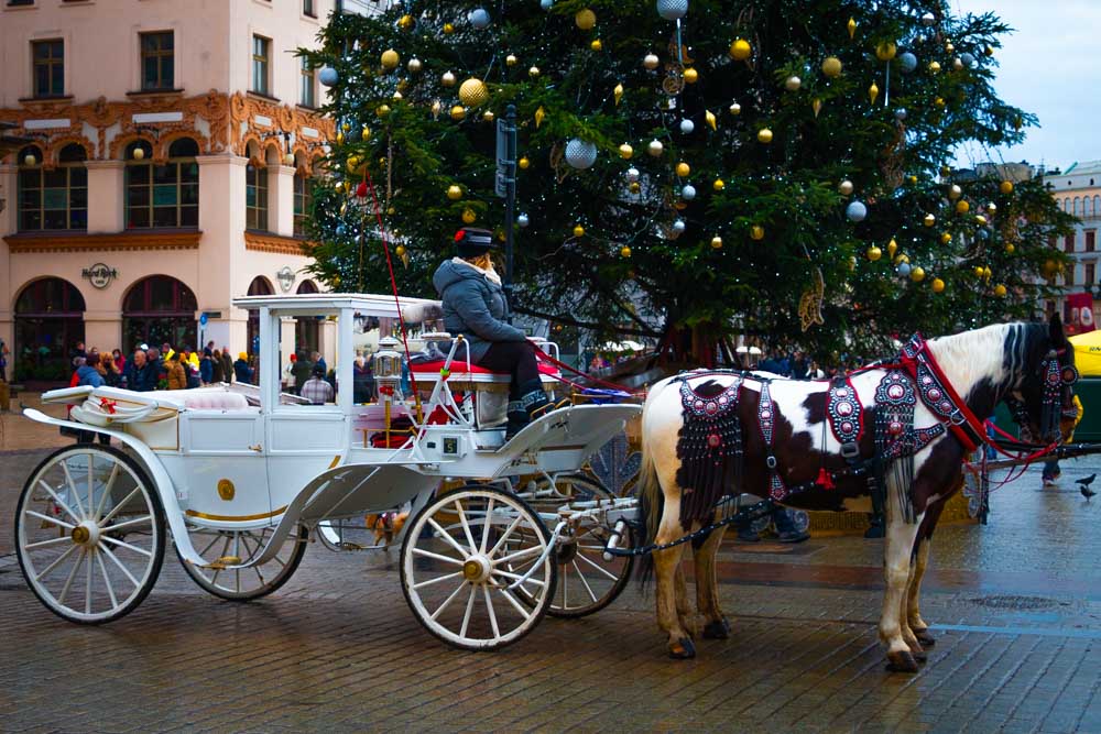 Zu den schönsten Weihnachtsmärkten in Europa gehört auch der Weihnachtsmarkt in Krakau