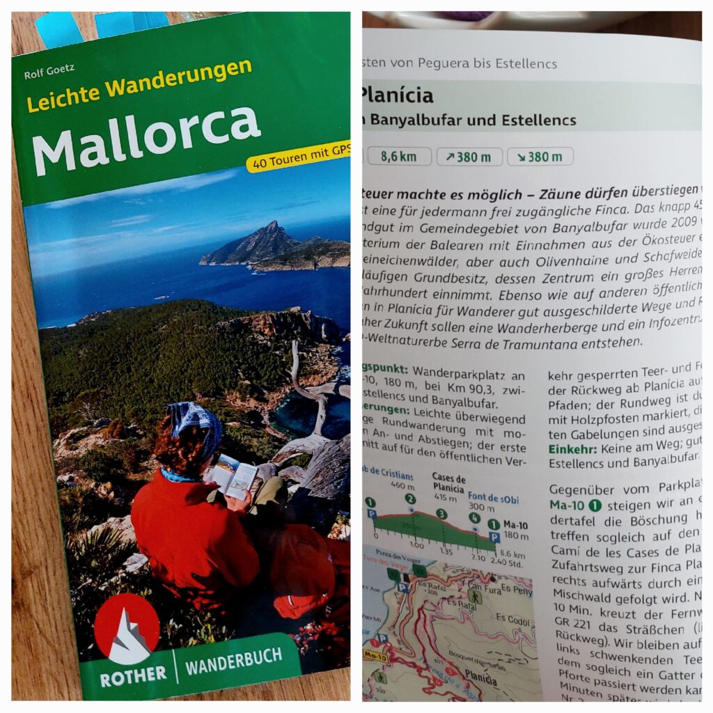 In diesen beiden Wanderführern gibt´s die schönsten Wanderungen auf Mallorca