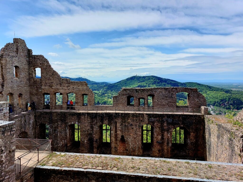 Kostenlose Ausflugsziele in Baden-Württemberg, hier Schloss Hohenbaden 