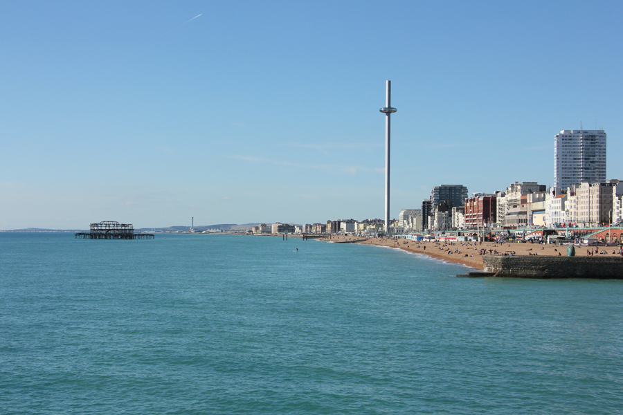 Traumhafte Küstenstädte in Europa, hier Brighton